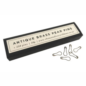 Ebony & Ivory Antique Pear Safety Pins