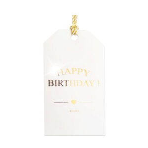 Ribbon Collection Happy Birthday Tags _ Pack of 3