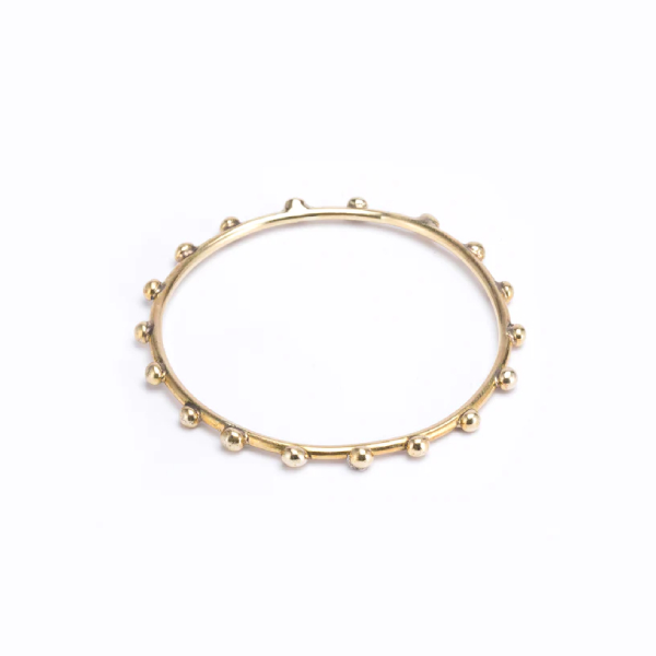 Soul Harson Bangle with Brass Dots