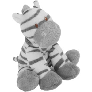 The Red Box Zooma Zebra with Rattle Toy