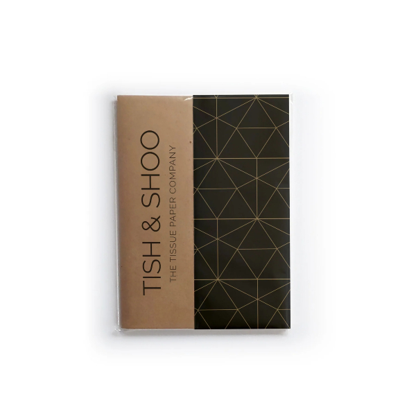 Tish & Shoo Geometric Tissue Paper _ Pack of 5 Sheets