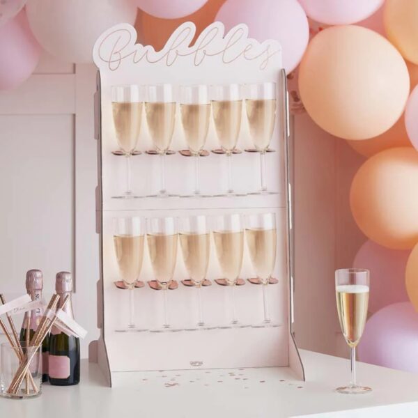 blush-hen-rose-gold-foiled-blush-bubbly-wall