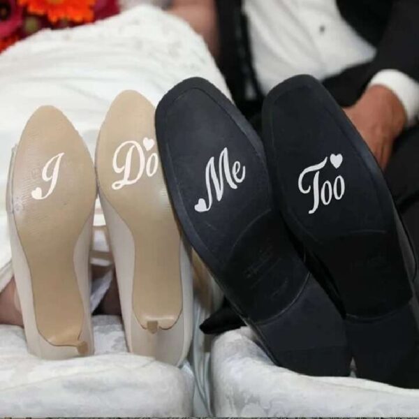 I Do Wedding Shoe Decal
