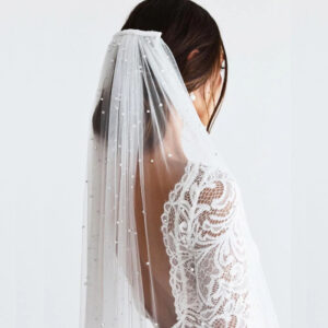 pearl-wedding-veil