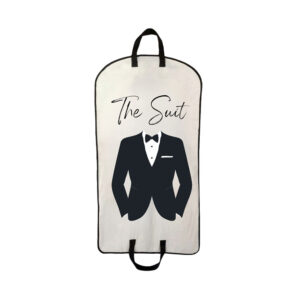 Looking for a way to protect your finest suits while traveling? Look no further than our Men's Suits Travel Garment Bag! This cotton bag is designed to keep your suits clean while letting them breathe, which is ideal for both cotton and wool fabrics. With two handles - one at the top and one at the bottom - it's easy to carry, while the durable metal zipper keeps everything secure. The bag also features a zipper pocket in the back, perfect for storing ties, accessories, and other items. With a stylish, sleek design, it's the perfect gift for any groom or for any occasion. Travel organizers South Africa Canvas organizing bags Stylish travel storage Fancy luggage organizers Luxury travel accessories South African travel gear Designer canvas bags Trendy luggage solutions High-end travel organizers Fashionable packing solutions Premium canvas travel bags South African travel essentials Exclusive luggage accessories Elegant travel storage solutions Luxury packing organizers Unique canvas travel organizers Best travel bags in South Africa Organize with style in SA Canvas bag collection for travelers Fashion-forward travel accessories