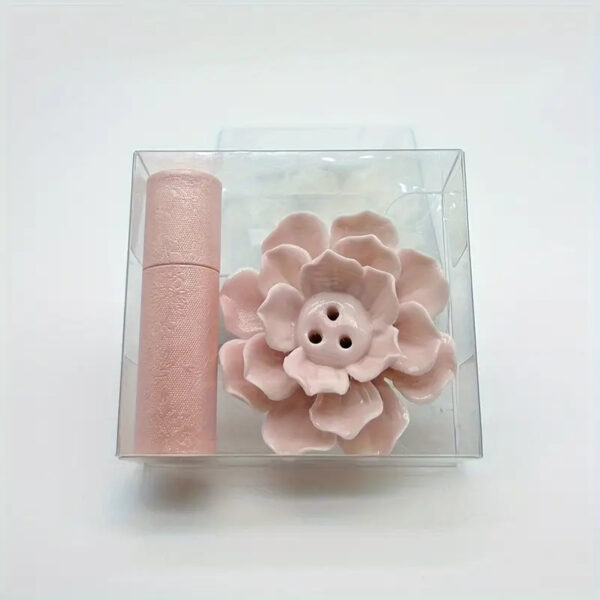Chinese Style Flower Shaped Ceramic Incense Holders